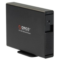 ORICO 7619SUS 3.5' SATA HDD External Enclosure + USB 2.0 ESATA Independent Power-Black