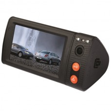 P7 3.0" Inch HD Dual Camera Car DVR Vehicle Dash Dashboard with GPS G-sensor