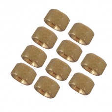 10pcs M3 x 5mm Brass Pillar Hex Spacer Female/Female Inner Thread