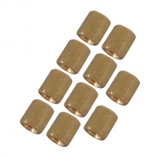 10pcs M3 x 6mm Brass Pillar Hex Spacer Female/Female Inner Thread