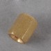 10pcs M3 x 6mm Brass Pillar Hex Spacer Female/Female Inner Thread