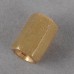 10pcs M3 x 7mm Brass Pillar Hex Spacer Female/Female Inner Thread