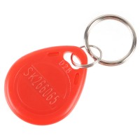 5pcs RFID Smart Card ID Keyfobs 125 KHz ID Card Access Control Card Version 2-Red