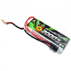 Gens ACE 2000mAh 11.1V 5C Futaba JR Dual Head Lipo Battery Pack for RC Airplanes