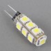 Energy Saving Pure White G4 13 LEDs 5050 SMD LED RV Boat Light Lamp Bulb 12v