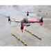 DIY Universal Tall Landing Skid Gear Stand Kit for X600 X525 DJI F450 SK450 X4 X8 Quadcopter Yellow