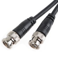Black Multimedia Accessories BNC Male to BNC Male Plug Cable Cord-0.5M