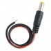 10 pcs 5.5X2.1mm DC Power Plug Female Connector With Red and Black Cord Cable 23cm