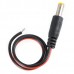 10 pcs 5.5X2.1mm DC Power Plug Female Connector With Red and Black Cord Cable 23cm
