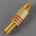 10pcs Stereo Gold Plated Plug Audio Cable Connector Free Slodering