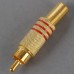 10pcs Stereo Gold Plated Plug Audio Cable Connector