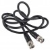 Black Multimedia Accessories BNC Male to BNC Male Plug Cable Cord-1M