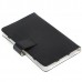 Folio Stand Leather Case Cover for 7' Tab Tablet-Black