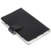 Folio Stand Leather Case Cover for 7' Tab Tablet-Black