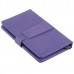 Purple Leather Case Keyboard with USB Port&Stander for 7" Tablets