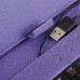 Purple Leather Case Keyboard with USB Port&Stander for 7" Tablets