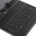 Black Leather Case with USB Keyboard Stylus Pen for 8" Tablets