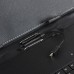 Black Leather Case Keyboard with USB Port for 10" Tablets