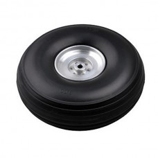 Aluminum Rim Rubber PU Wheel for RC airplane 5in/120mm 2pcs