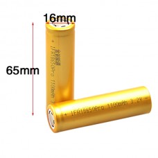 LiFe Battery Pack Po4 18650pr0 3.2V 1100mAh 25C for RC Boat Airplane