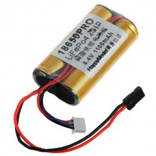 LiFe Battery Pack Po4 18650PRO 6.4V 1100mAh 25C 2S1P for RC Boat Airplane