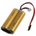 LiFe Battery Pack Po4 18650PRO 6.4V 1100mAh 25C 2S1P for RC Boat Airplane