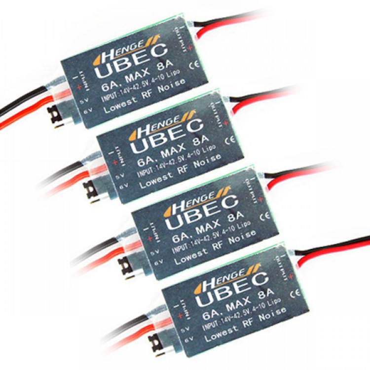 HENGE 5v/6v 6A 4s10S/1442.5V Input Switch Mode UBEC HV High Voltage 4