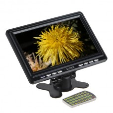 9.8 inch Wide Mini TFT LCD Analog TV Color Car Monitor Support SD/MMC/AVI/MP3