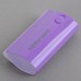 SW-B4467 5200mAh Mobile Power Bank Emergency Battery Charger & Flashlight -Purple