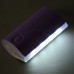 SW-B4467 5200mAh Mobile Power Bank Emergency Battery Charger & Flashlight -Purple