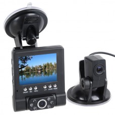 Separate Dual-Lens HD Car DVR Video Camera Blackbox Recorder Reversing Lens HDMI