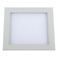 Down Light Ceiling Bulb 85-265V 18W 1800LM Square LED Lamp with Cover-White