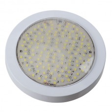 Down Light Ceiling Bulb 12V 25W 1200LM 124 LED SMD5050 Round LED Lamp with Cover-White