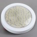 Down Light Ceiling Bulb 12V 25W 1200LM 124 LED SMD5050 Round LED Lamp with Cover-White