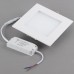 Down Light Ceiling Bulb 85-265V 12W 1200LM Square LED Lamp with Driver-White