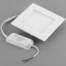 Down Light Ceiling Bulb 85-265V 12W 1200LM Square LED Lamp with Driver-Warm White