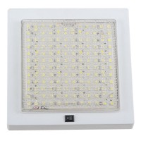 Down Light Ceiling Bulb 12V 28W 2300LM 144 LED SMD5050 LED Lamp with Cover-White