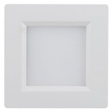 Down Light Ceiling Bulb 85-265V 6W 600LM Square LED Lamp with Driver-White