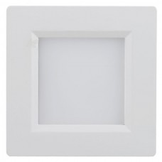 Down Light Ceiling Bulb 85-265V 6W 600LM Square LED Lamp with Driver-White