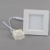 Down Light Ceiling Bulb 85-265V 6W 600LM Square LED Lamp with Driver-White