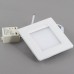 Down Light Ceiling Bulb 85-265V 6W 600LM Square LED Lamp with Driver-White