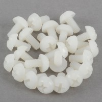 M3 x 5mm Round Plastic Nylon Screws for Multicopter Flight 20pcs