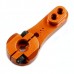 24T CNC Metal Servo Arm Quality Half Size Servo Arm For Hitec Servo-Orange