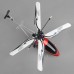 3.5 Channel Remote Control Helicopter with Remote Controller +2G TF Card-Red