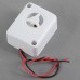 Piezo Alarm High Intensity Mini Siren Louder Med-Slow Warble Tone-White