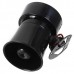 Black Waterproof Electronic Horn Alarm Bell Siren Loudspeaker