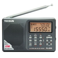 TECSUN PL606 FM/MW/LW/SW DSP Longwave Shortwave Radio Sliver PL-606