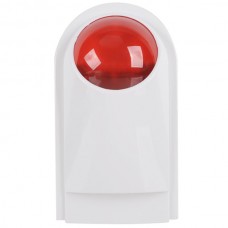 SS-106L Outdoor Siren Strobe 12VDC 110dBm Alarm Red