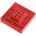 Fire Alarm Pull Station Dual Action Break Glass Emergency Door Release-Red