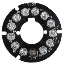 JG-22 45*45mm IR Lamp Panel Light Board 30M 3W 12V for Security Camera